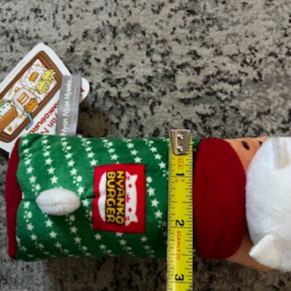 🧡3/15 NWT Nyan Nyan Nyanko Nyankoburger Plush - Picture 3 of 10